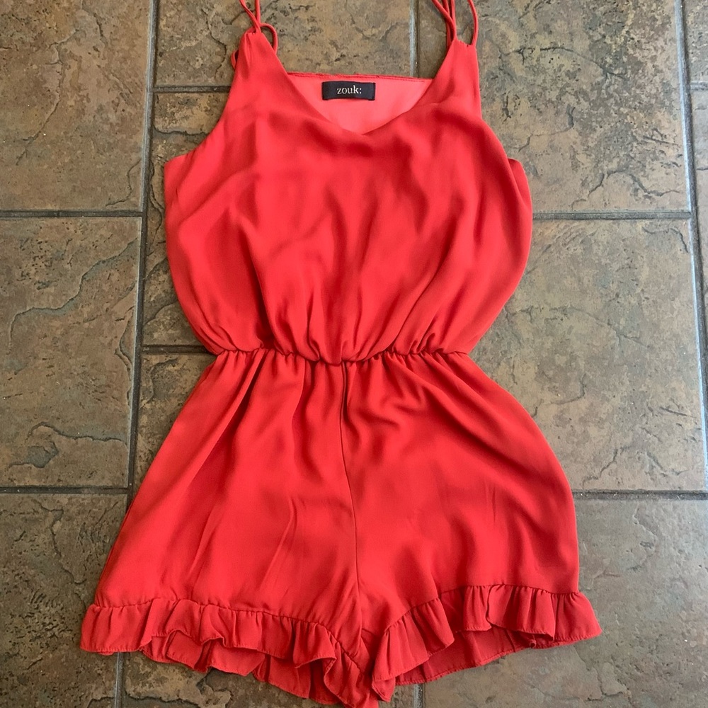 Red Romper. Medium